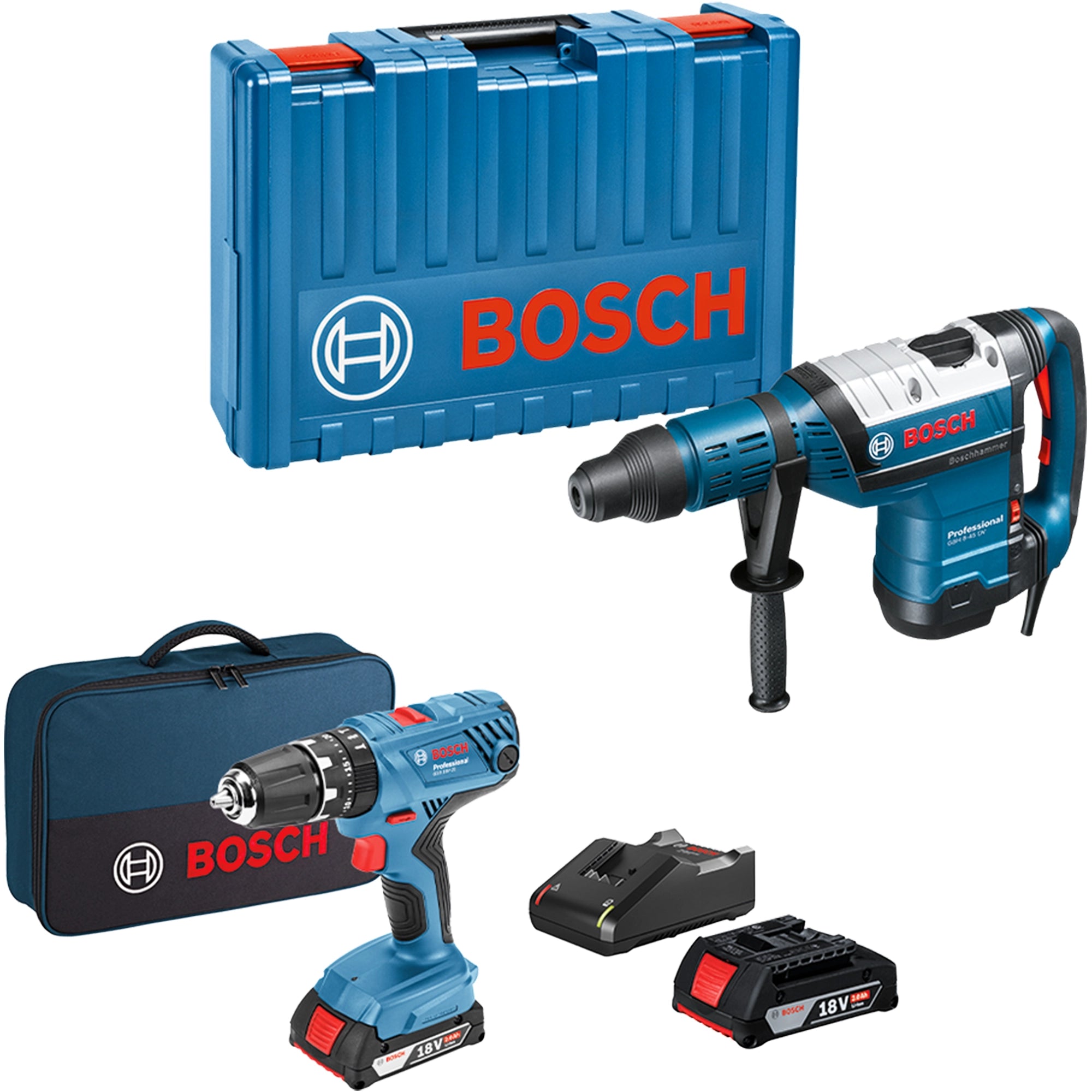 Combo Bosch 0615990N2M 18V 2h