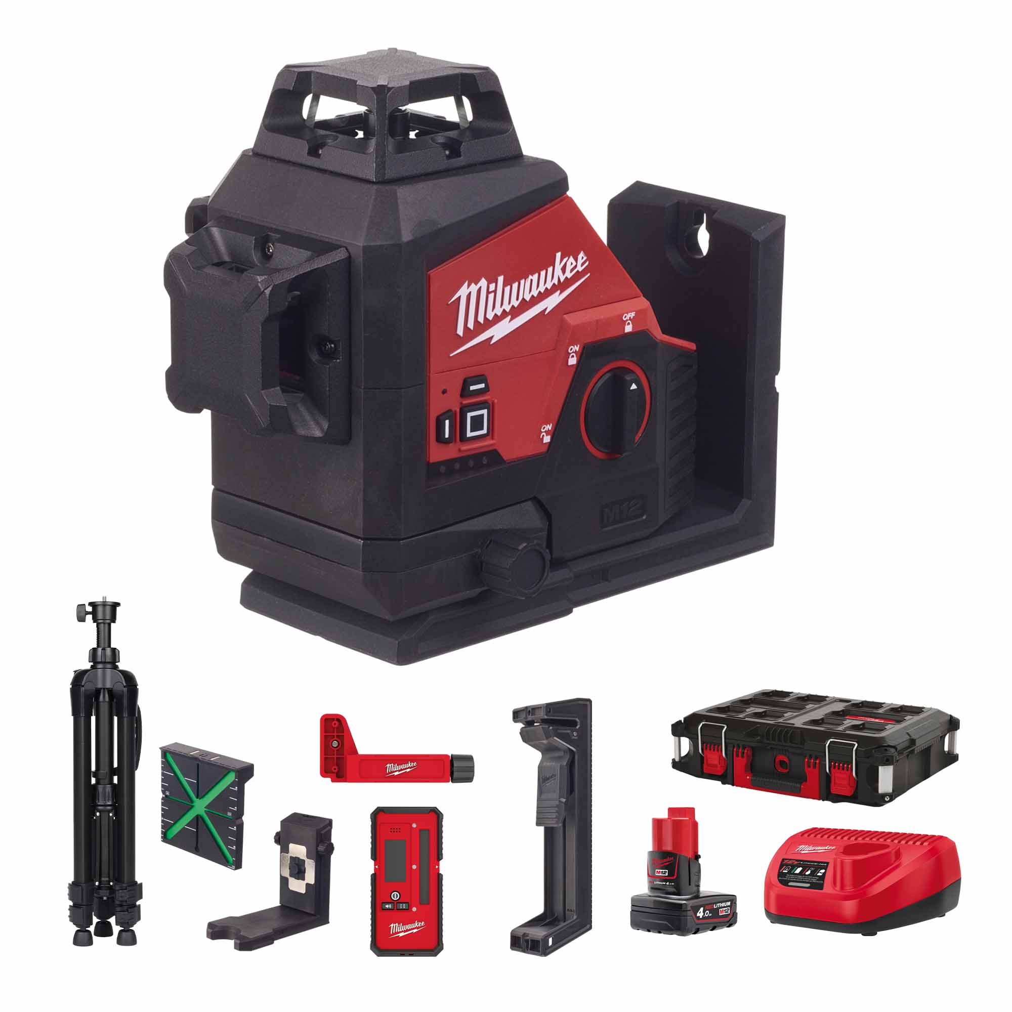 Livella Laser Milwaukee M12 3PLKIT-401P