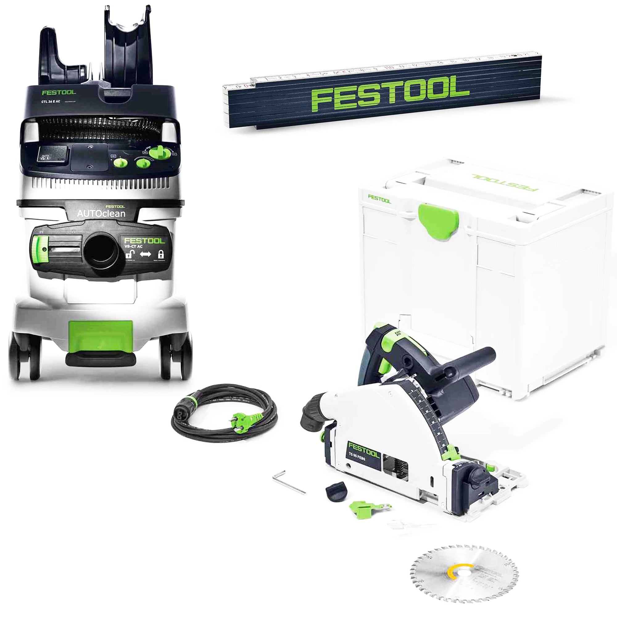 Festool CTL36 + TS55 Electouttenses Set