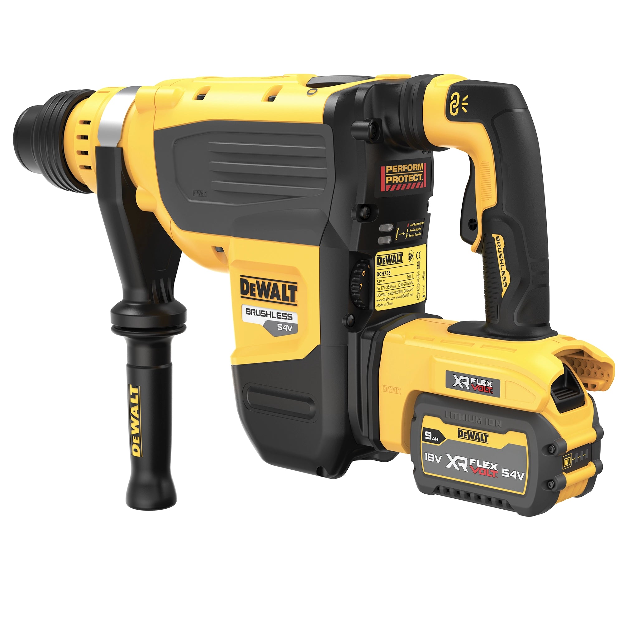 Martello Demo-Perforatore Dewalt DCH735X2-QW 54V 9Ah