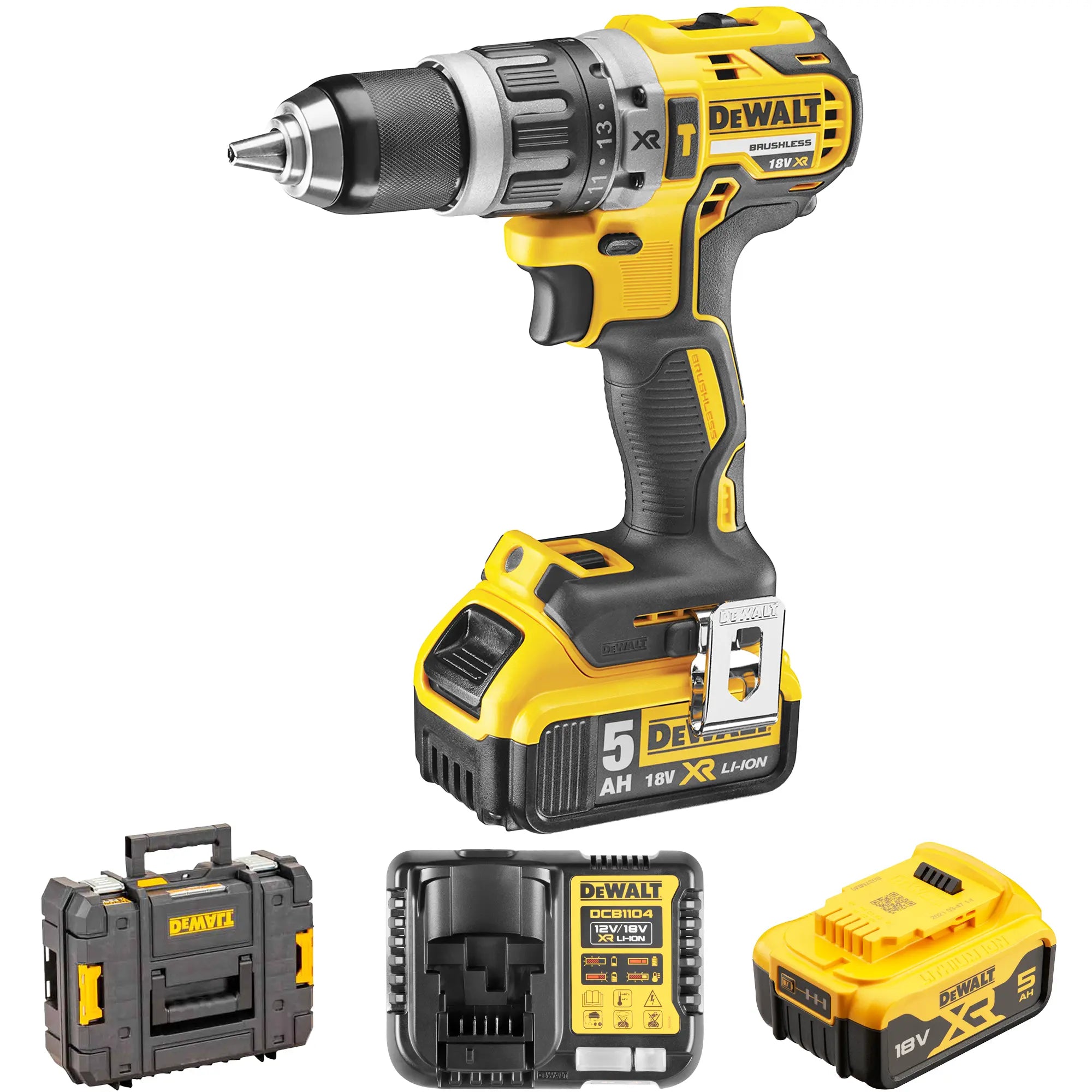 Trapano Avvitatore con Percussione Dewalt DCD796P2-QW 18V 5Ah