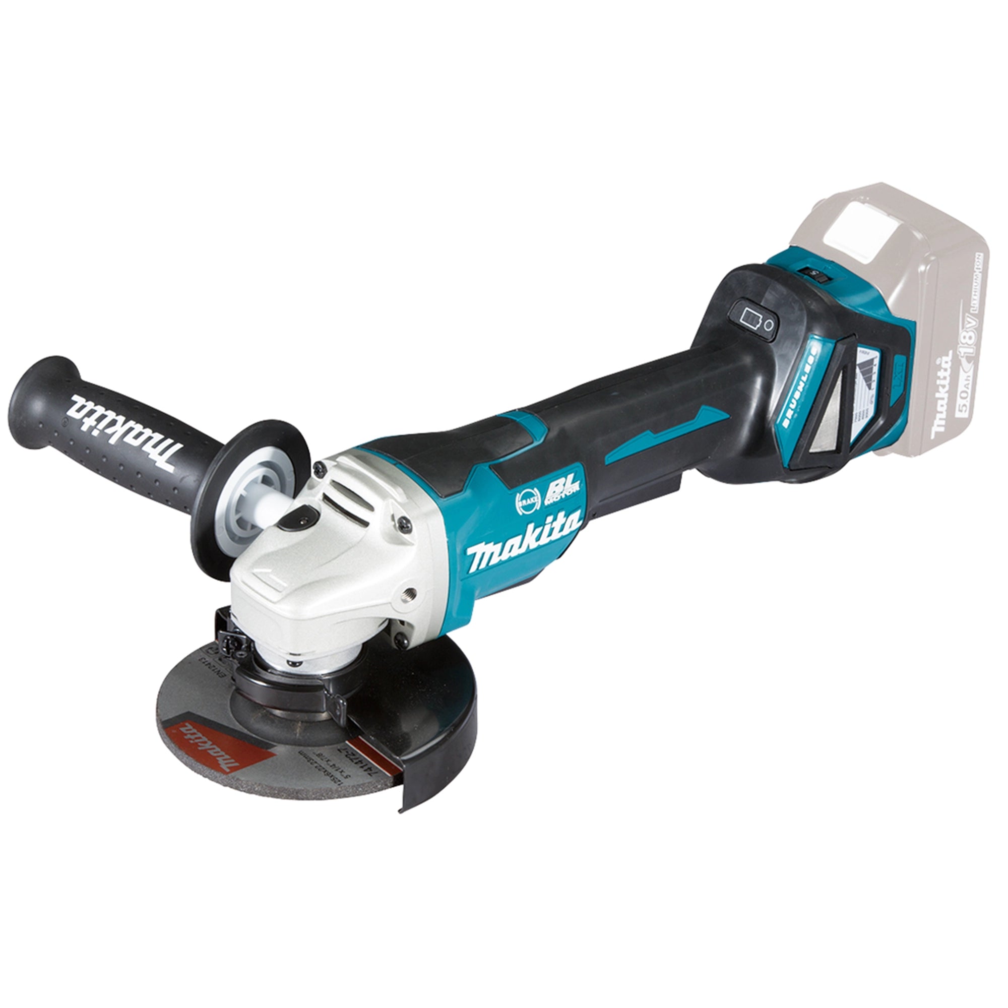 Smerigliatrice Makita DGA517RTJ 18V 5Ah