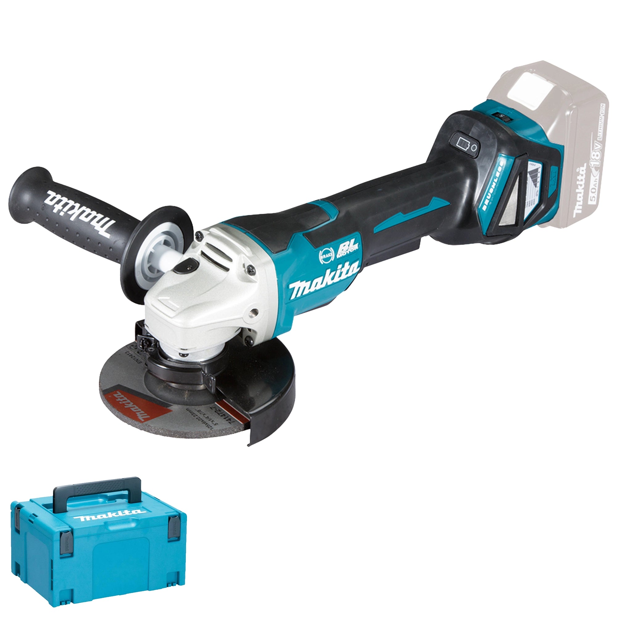 Smerigliatrice Makita DGA517ZJ 18V