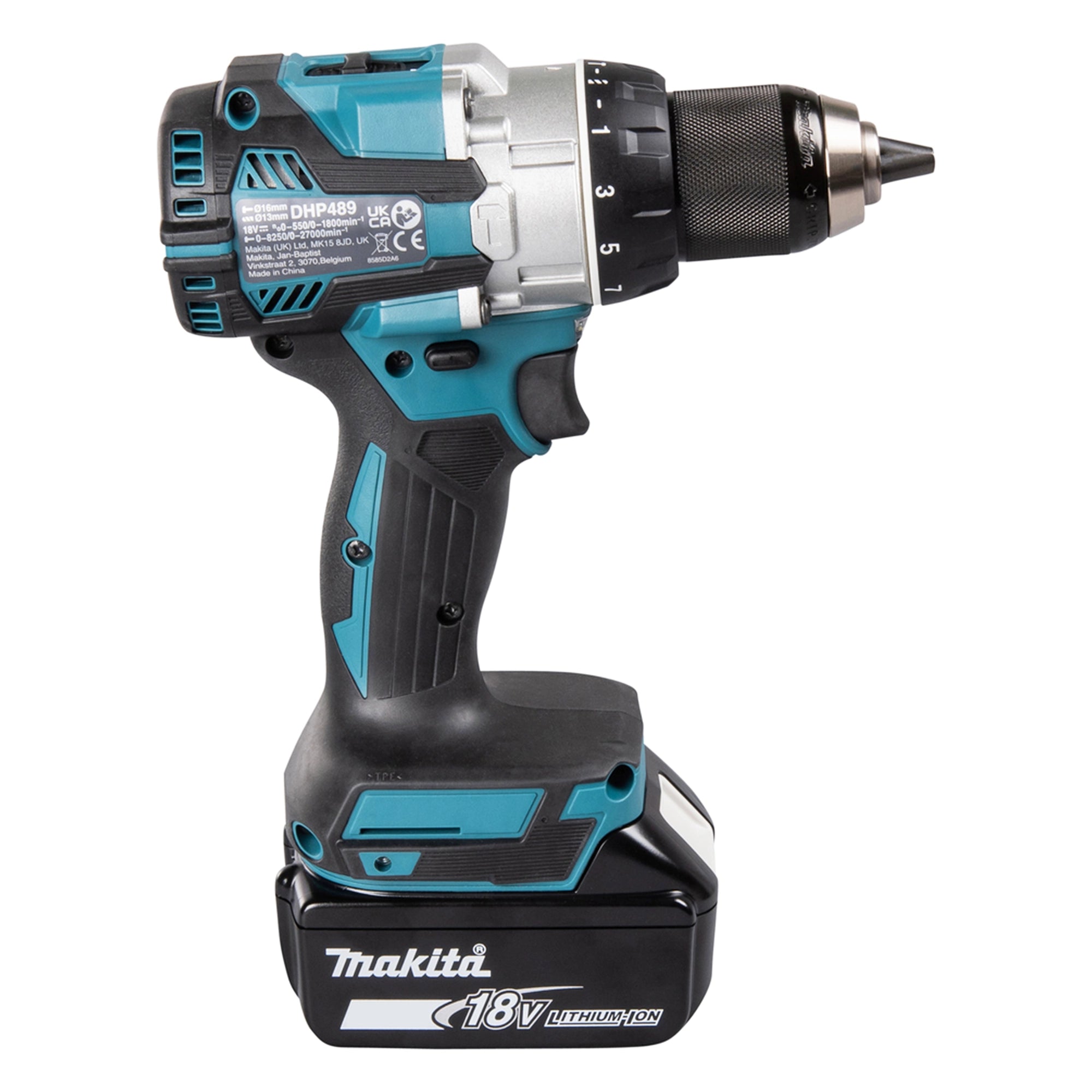 Trapano Avvitatore Makita DHP489RTJ 18V 5Ah