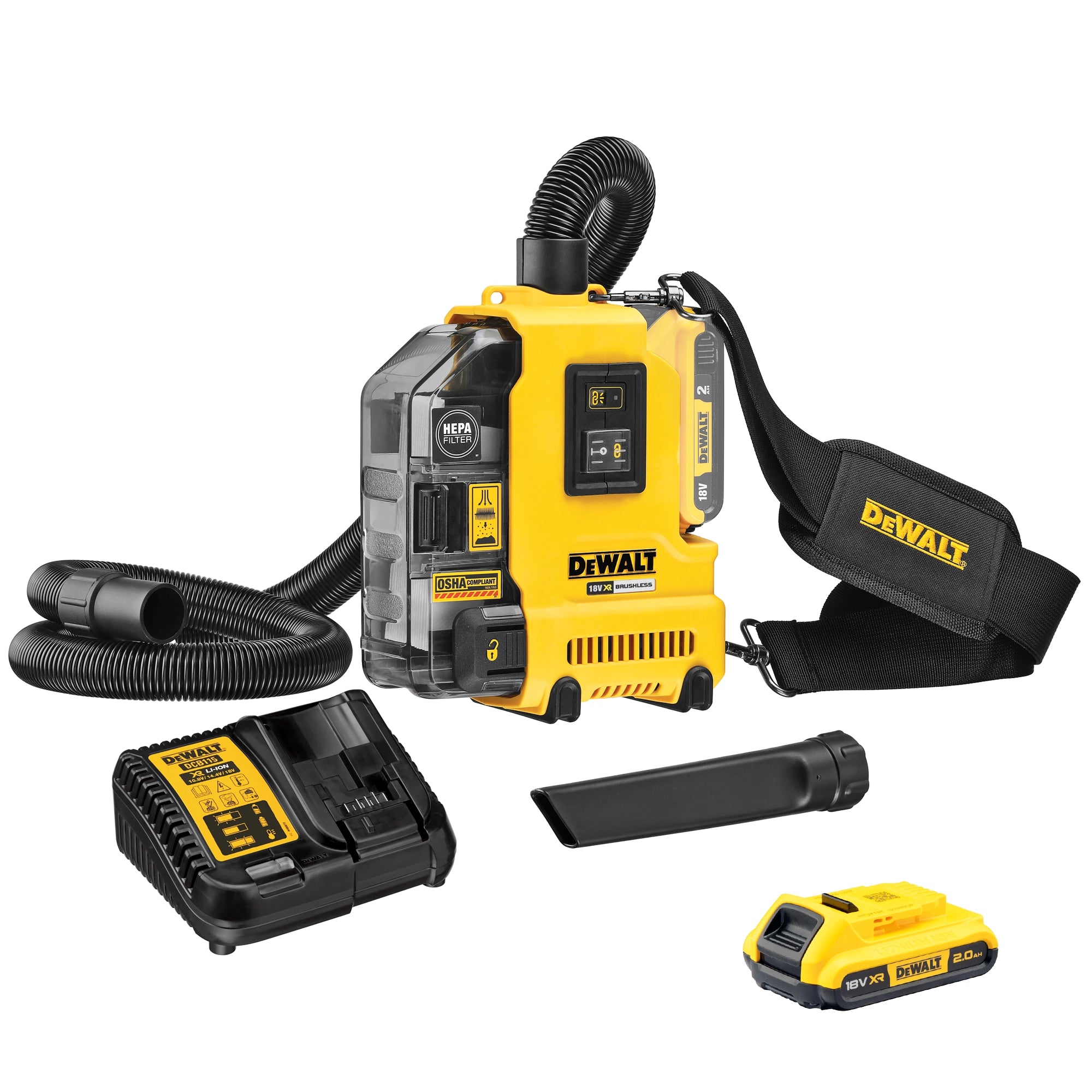 Aspiratore Dewalt DWH161D1-QW 18V 2Ah