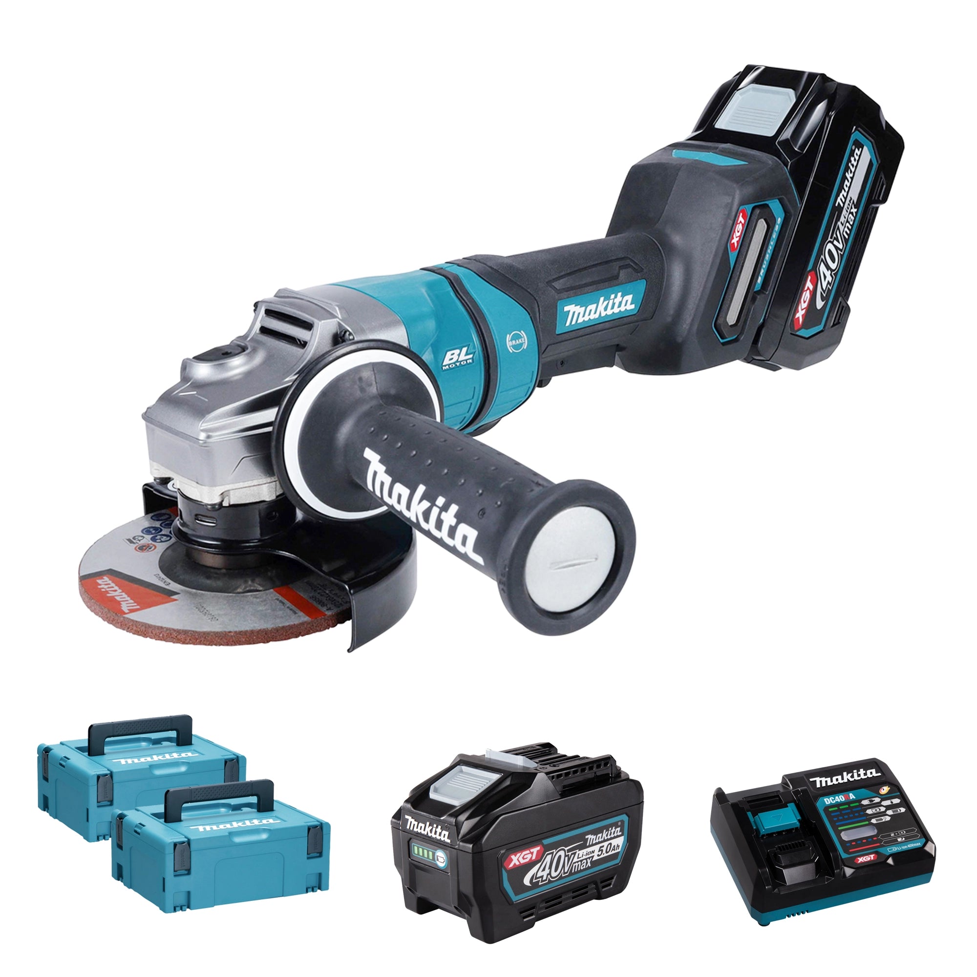 Smerigliatrice Makita GA050GT101 40V 5Ah