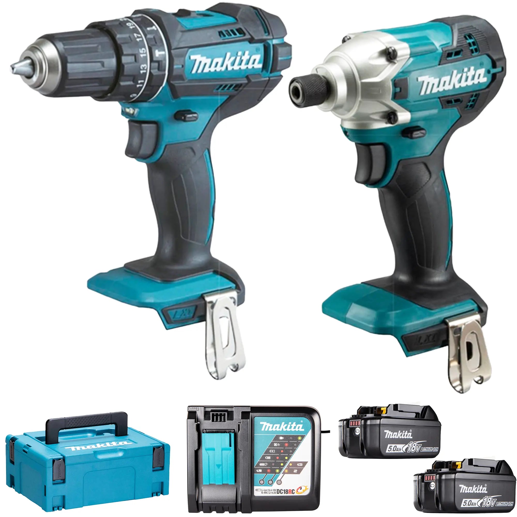 Set Avvitatori Makita DLX2337J 18V 3Ah