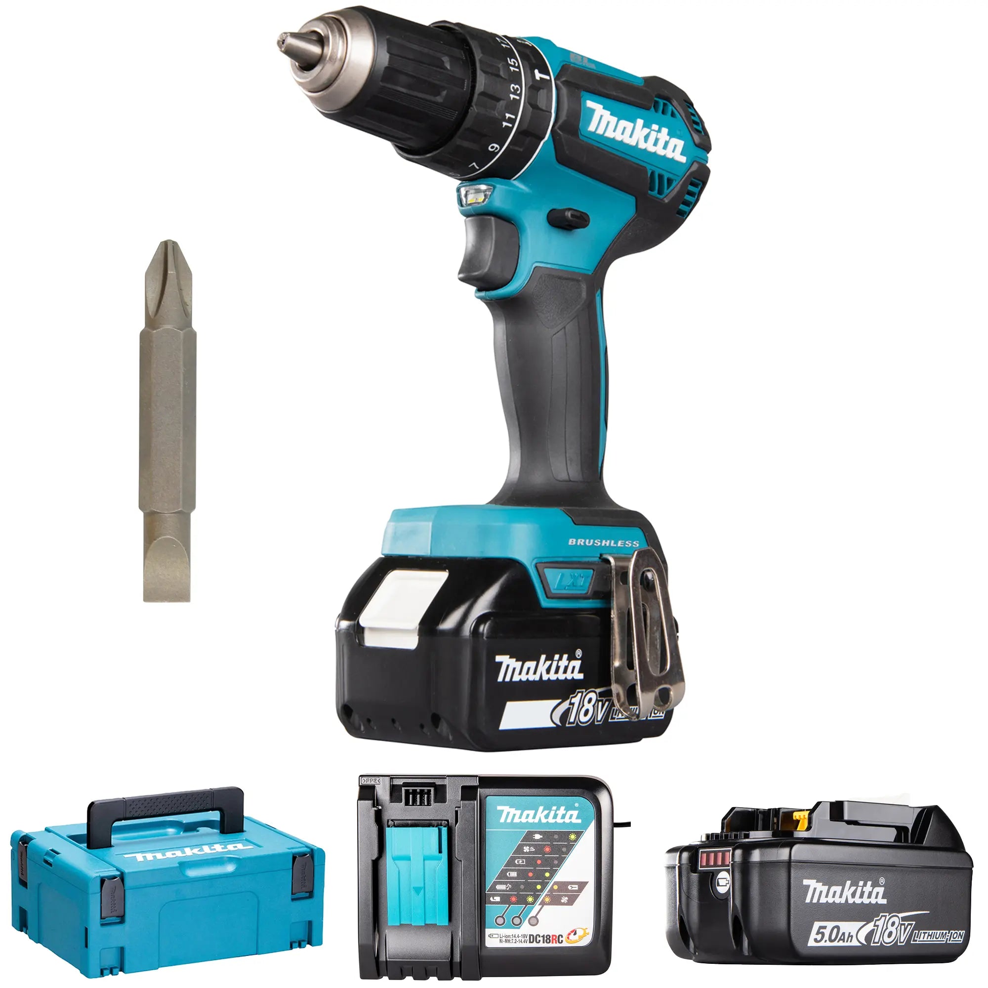 Trapano Makita DHP485RTJ 18V 5Ah
