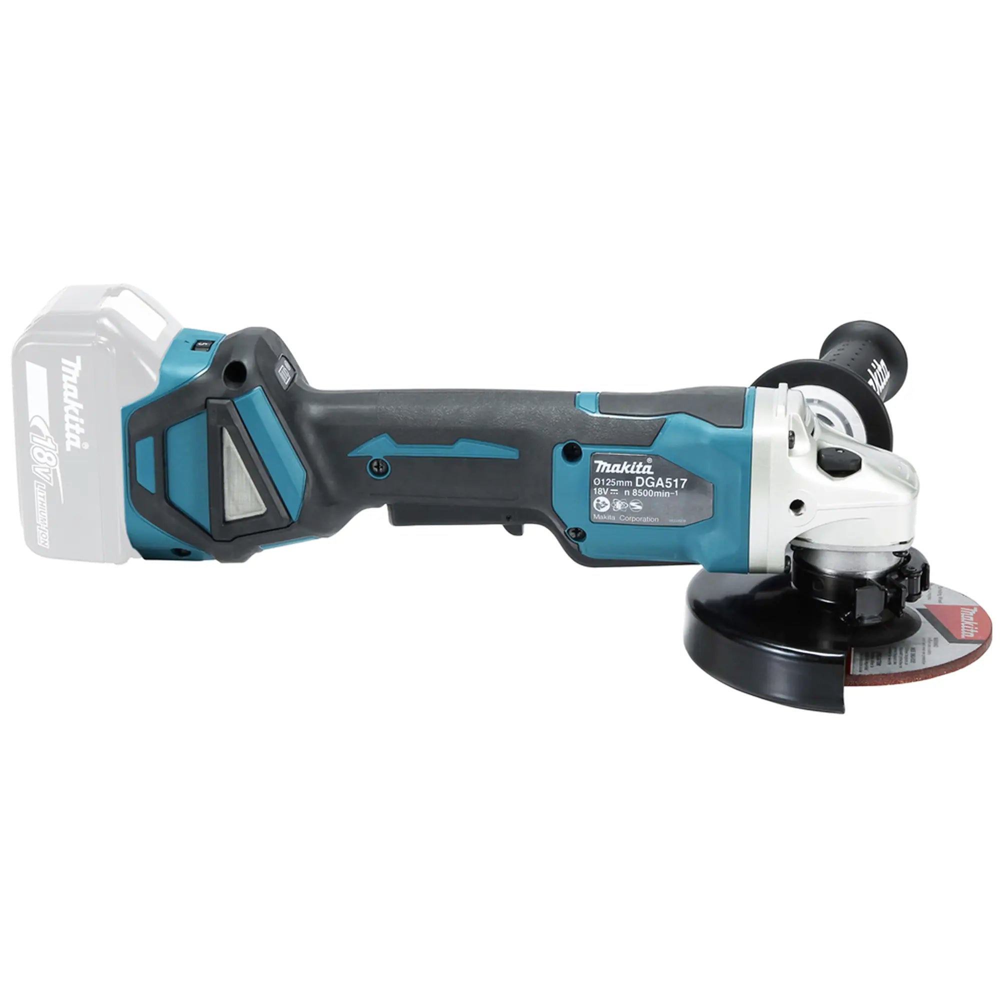 Smerigliatrice Makita DGA517ZJ 18V