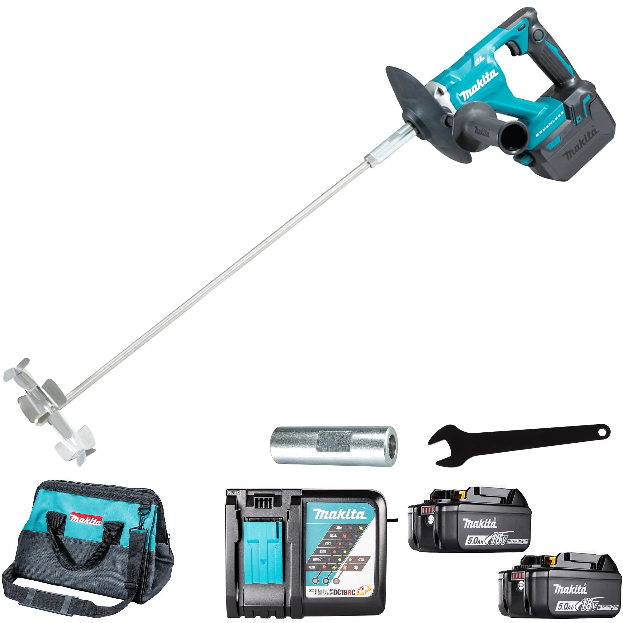 Miscelatore Makita DUT130RTE 18V 5Ah