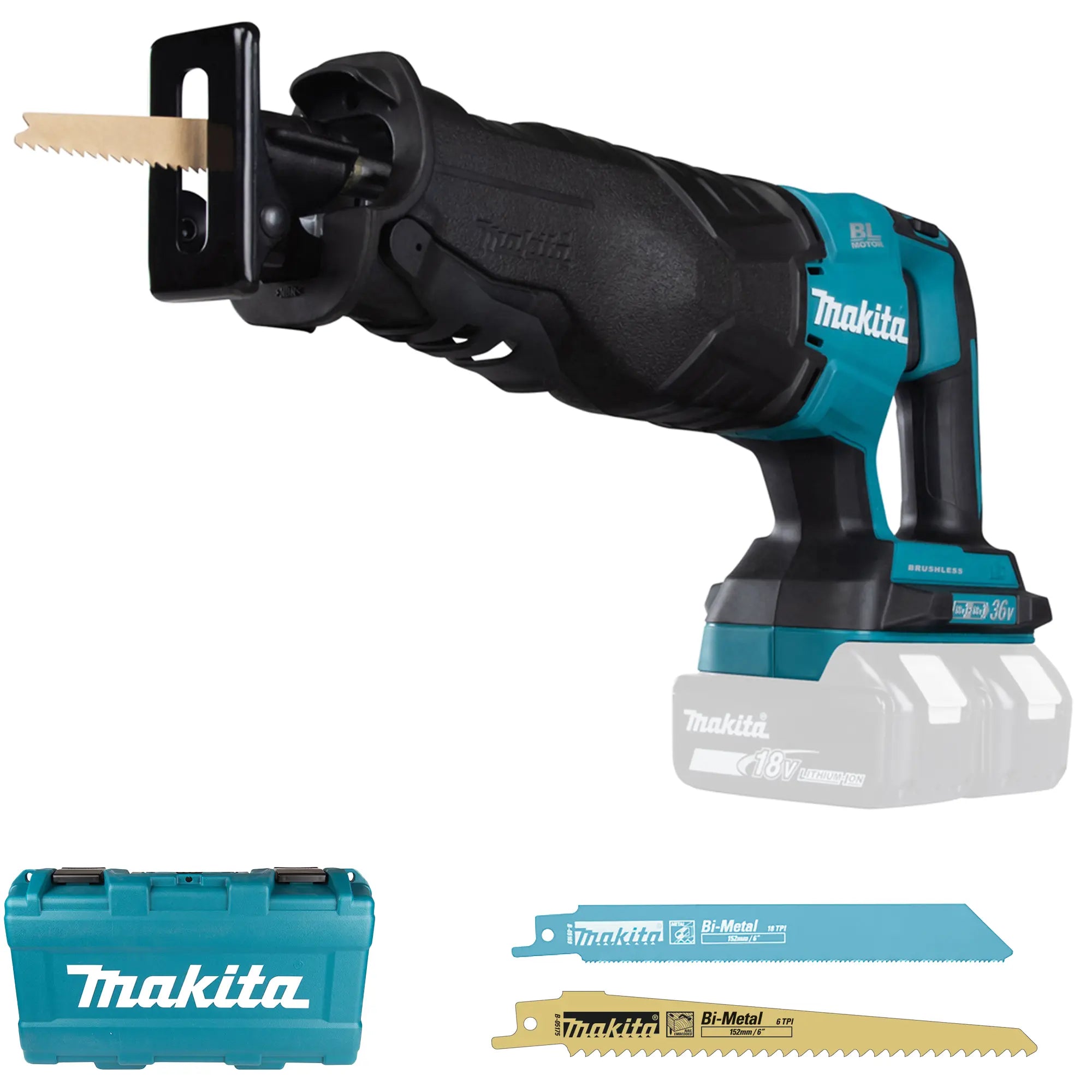 Seghetto diritto Makita DJR360ZK 18Vx2