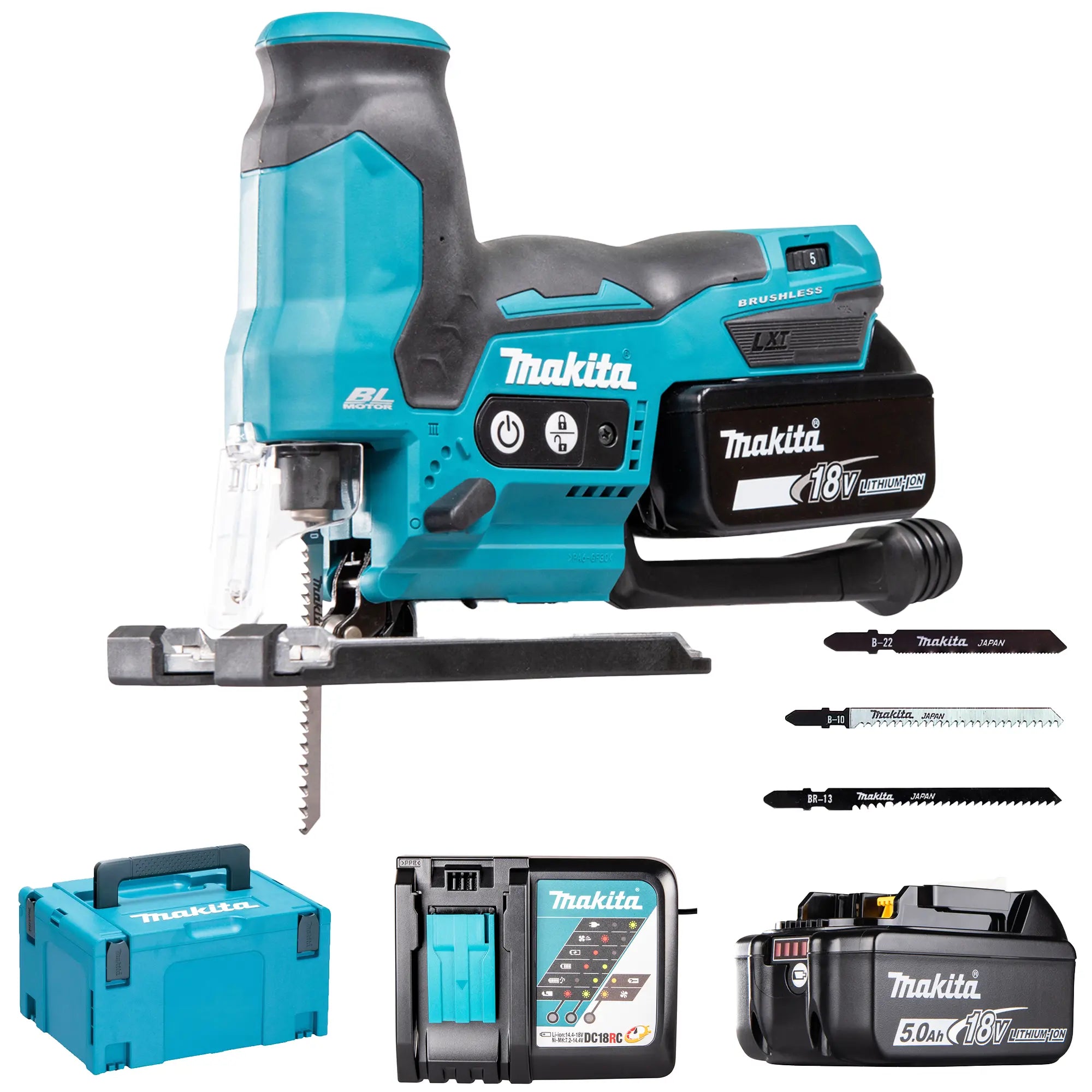 Seghetto Alternativo Makita DJV185RTJ 18V 5Ah