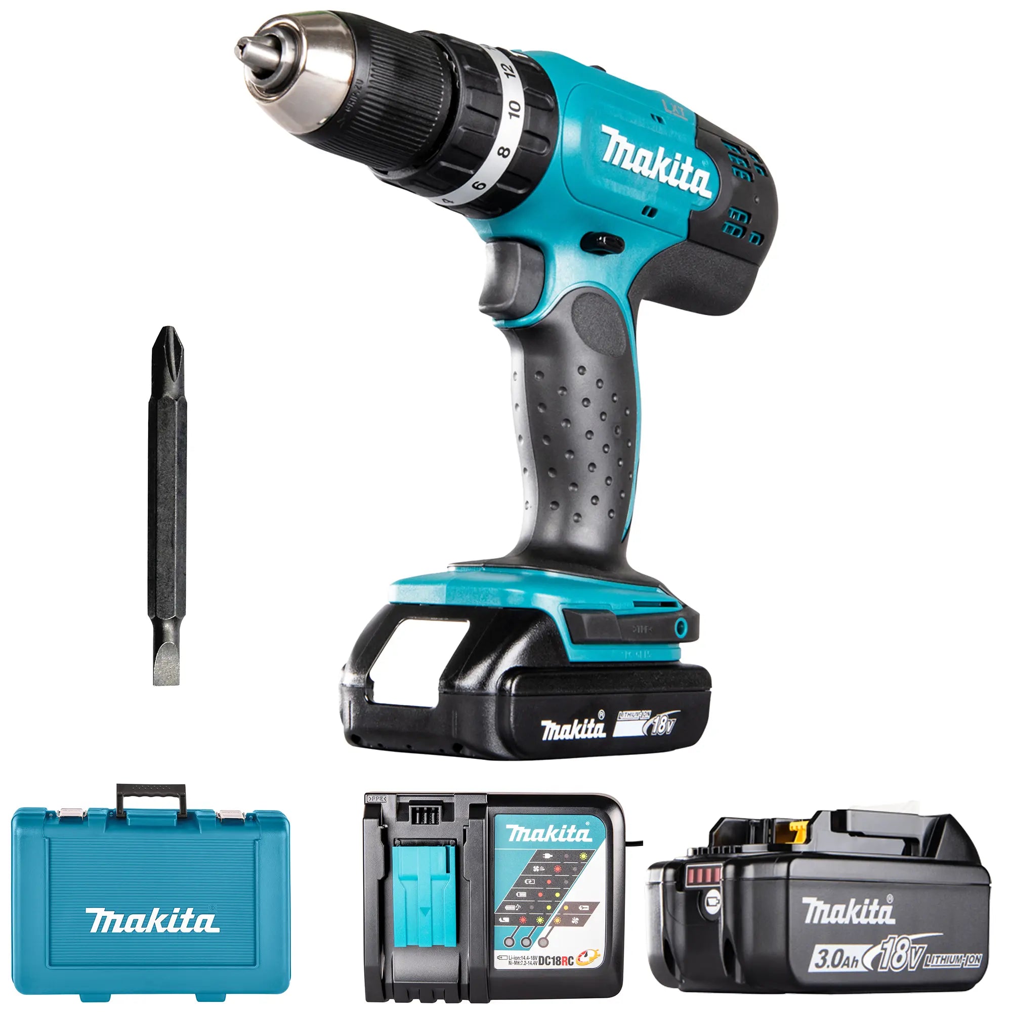 Trapano a percussione Makita DHP453RFE 18V 3Ah