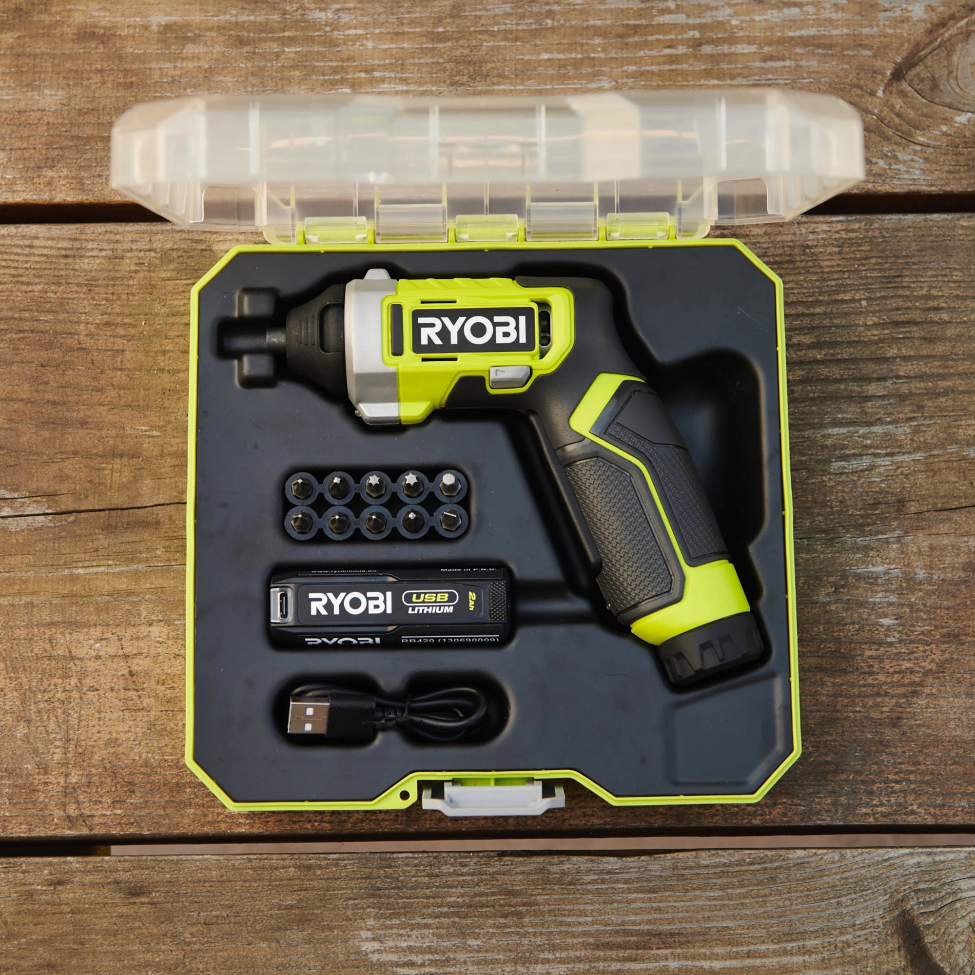 Ergonomischer Schraubendreher Ryobi RSD4-120T 4V 2AH