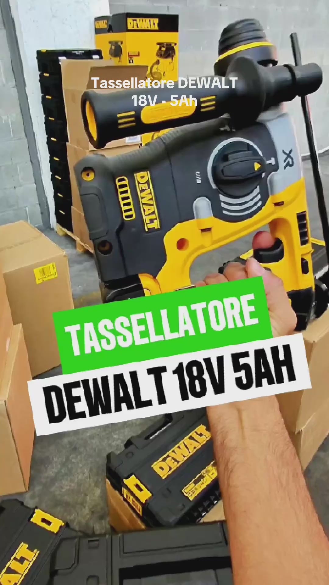 Tassellatore Dewalt DCH273P2T-QW 18V 5Ah