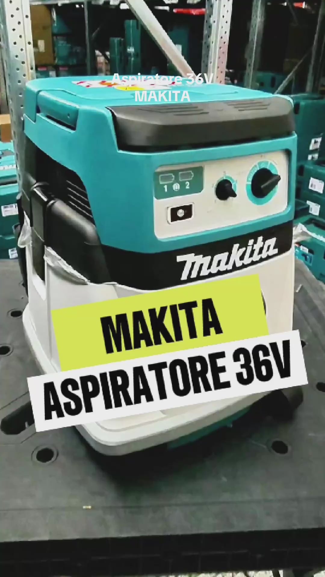 Aspiratore Makita DVC157LZX3 18Vx2