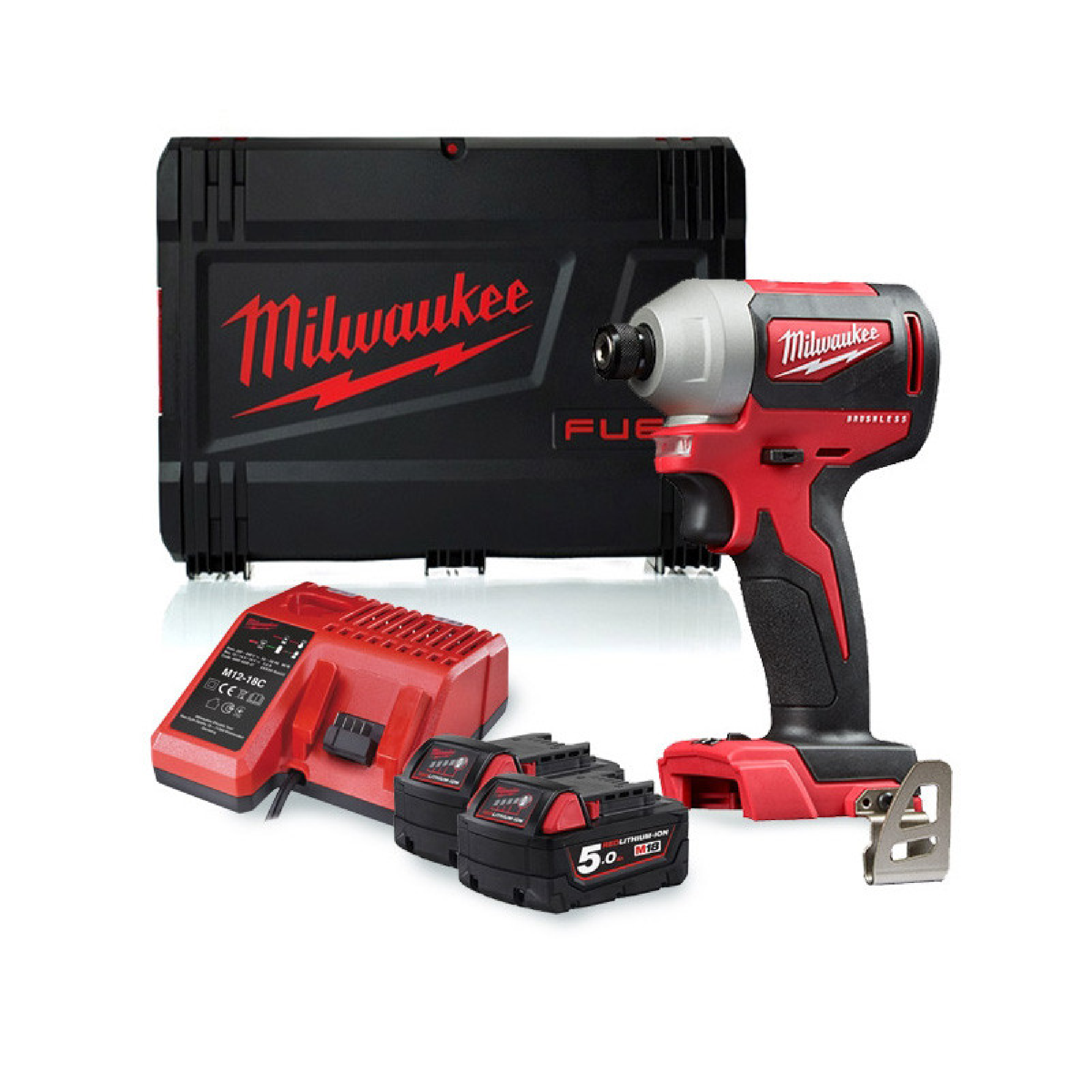 Avvitatore ad Impulsi Milwaukee M18 BLIDR-502X 18V 5Ah