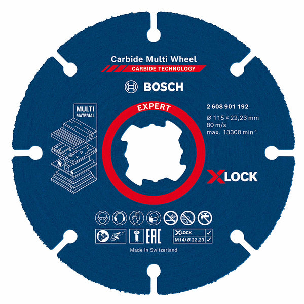 Cutting disc Bosch X-LOCK Expert Carbide Multi Wheel