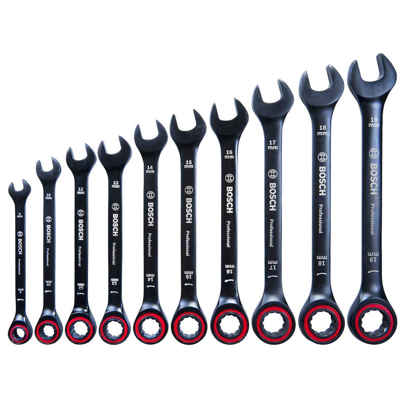 Ratchet Wrenches Bosch Pro Spanner set 8-19