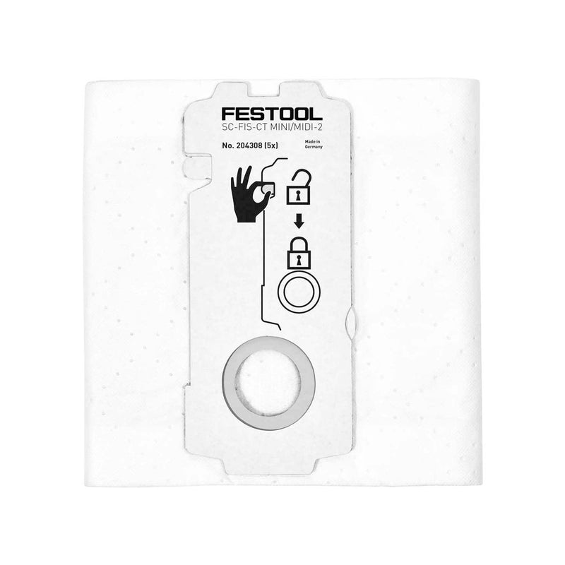 Selfclean filter bag Festool SC-FIS-CT MINI/MIDI-2/5/CT15