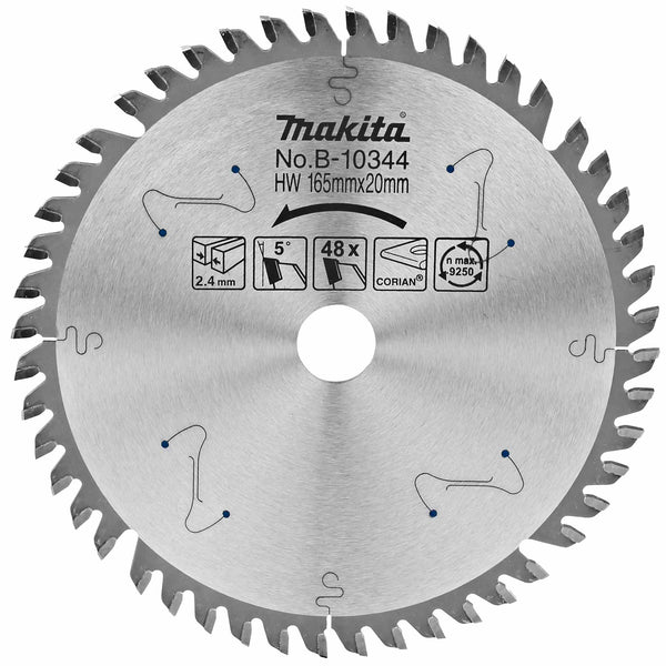 Wood Cutting Disc 165mm Makita B-10344