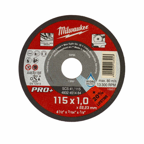 Milwaukee SCS41 Cutting Disc 115 mm